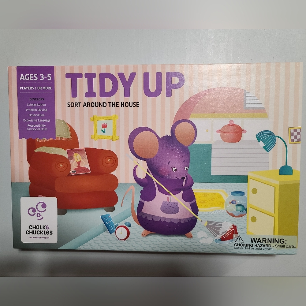 Chalk & Chuckles Tidy Up Sort Around The House Game